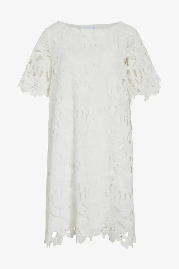 Vit spetsklänning 2026 från VILA för dam